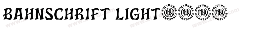 Bahnschrift Light字体转换